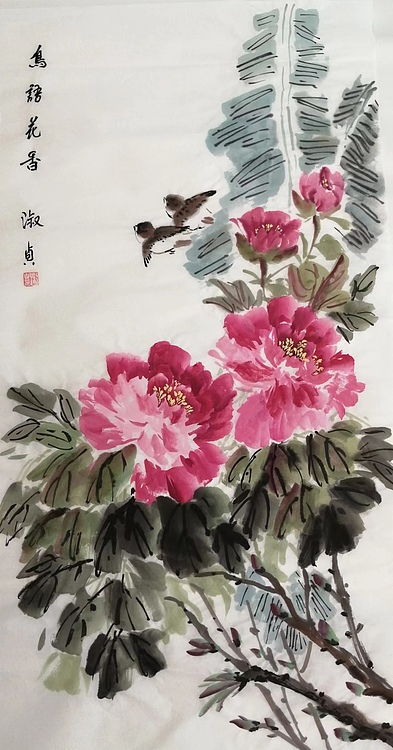 小雨 鸟语花香
