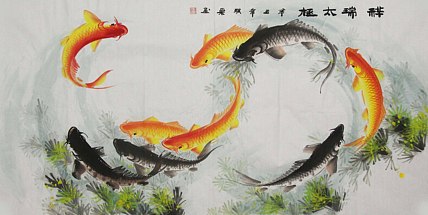 当代著名美女画家 魏琪乐 花鸟 国画