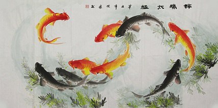 当代著名美女画家 魏琪乐 花鸟 国画