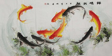 当代著名美女画家 魏琪乐 花鸟 国画