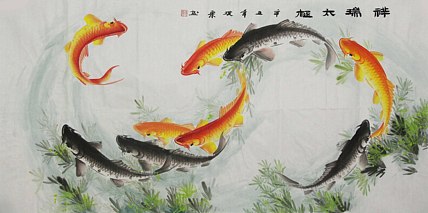 当代著名美女画家 魏琪乐 花鸟 国画