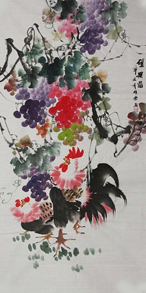 当代著名美女画家 魏琪乐 硕果图