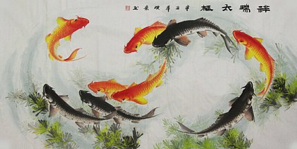 当代著名美女画家 魏琪乐 花鸟 国画