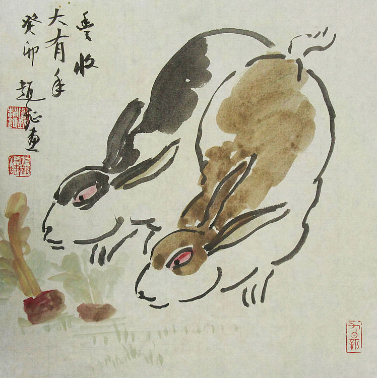 中美协会员 赵钲 写意花鸟国画