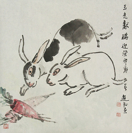 中美协会员 赵钲 写意花鸟国画