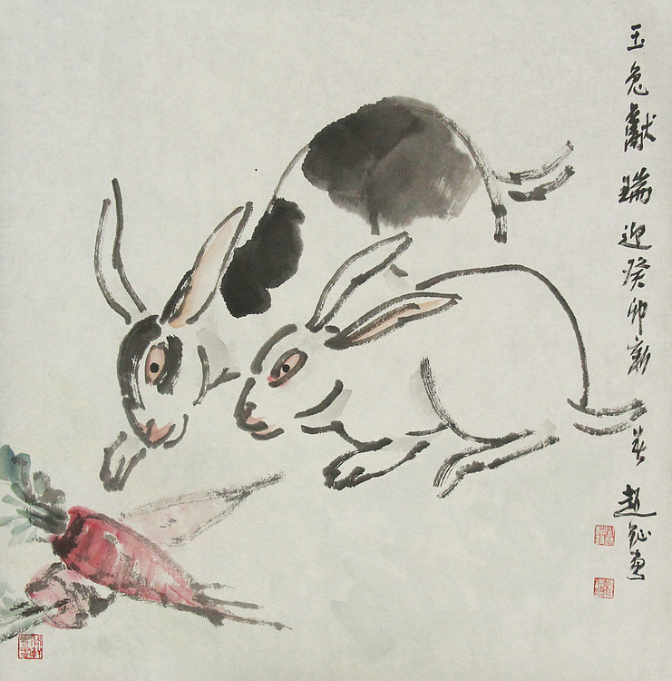 中美协会员 赵钲 写意花鸟国画