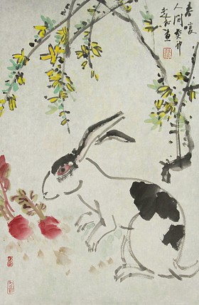 中美协会员 赵钲 写意花鸟国画