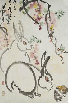 中美协会员 赵钲 写意花鸟国画