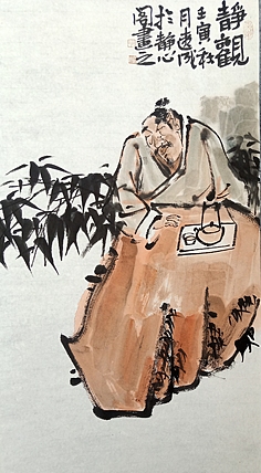 甘肃省美术家协会会员 当代著名人物画家 包辽成