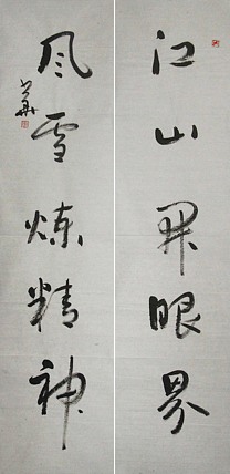 西藏书法家协会副主席 中国书法家协会会员 冯少华
