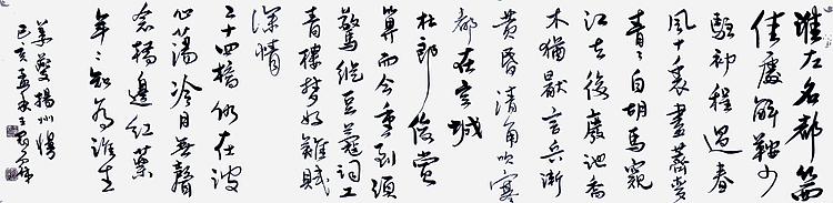 职业书画家 王冠霖 姜夔《扬州慢》072