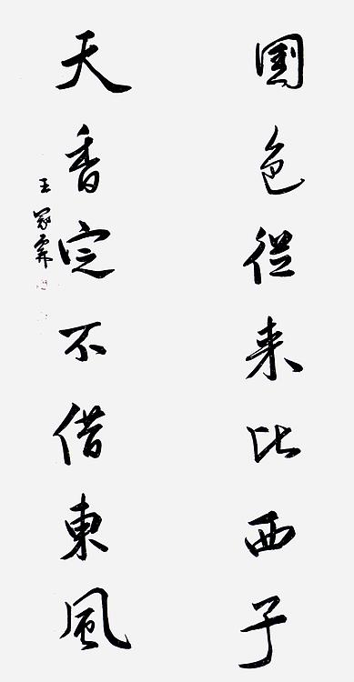 职业书画家 王冠霖 中堂对子076