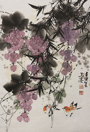 中国花鸟画主题性创作研究会副会长兼秘书长 北京市美协会员 马亮