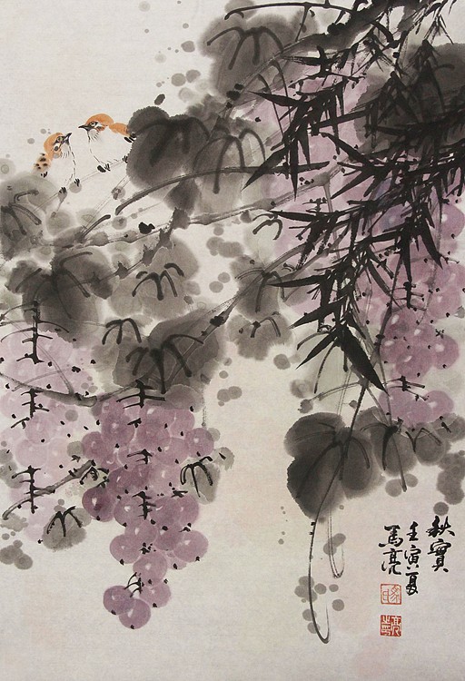 中国花鸟画主题性创作研究会副会长兼秘书长 北京市美协会员 马亮