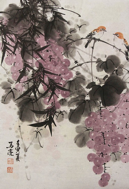 中国花鸟画主题性创作研究会副会长兼秘书长 北京市美协会员 马亮