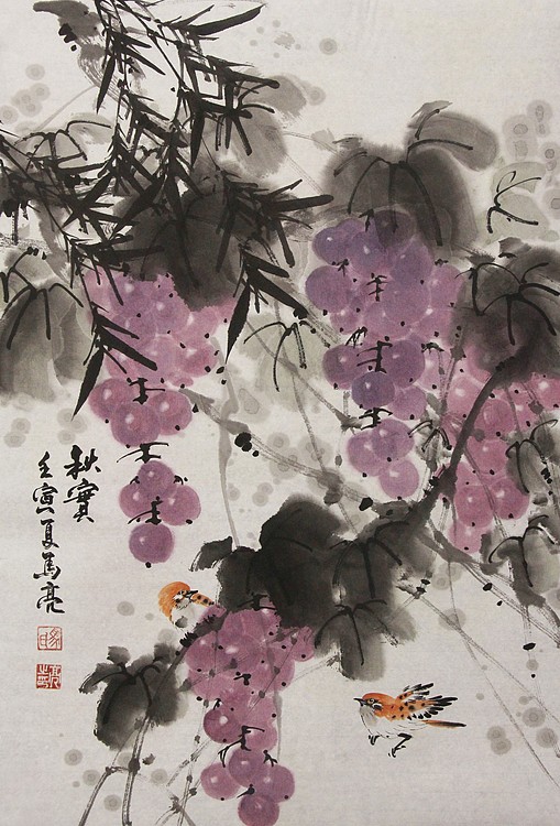 中国花鸟画主题性创作研究会副会长兼秘书长 北京市美协会员 马亮