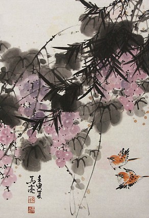 中国花鸟画主题性创作研究会副会长兼秘书长 北京市美协会员 马亮