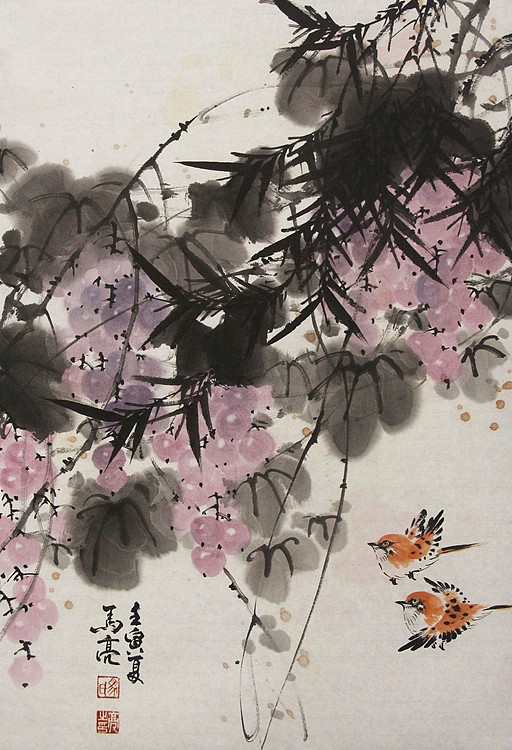 中国花鸟画主题性创作研究会副会长兼秘书长 北京市美协会员 马亮