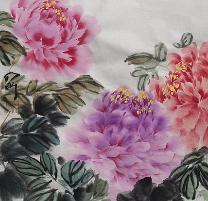 李乃昕 牡丹小品