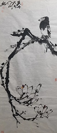 李乃昕 玉兰喜鹊