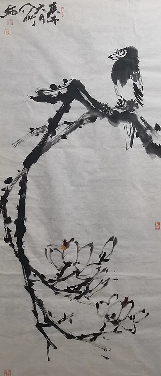 李乃昕 玉兰喜鹊