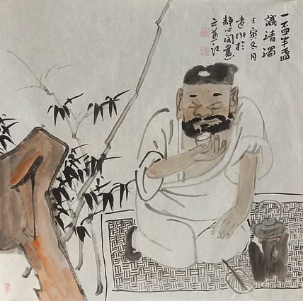 甘肃省美术家协会会员 当代著名人物画家 包辽成