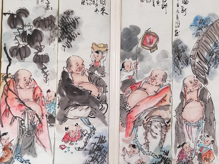 河北省美术家协会会员 侯同印 人物国画作品