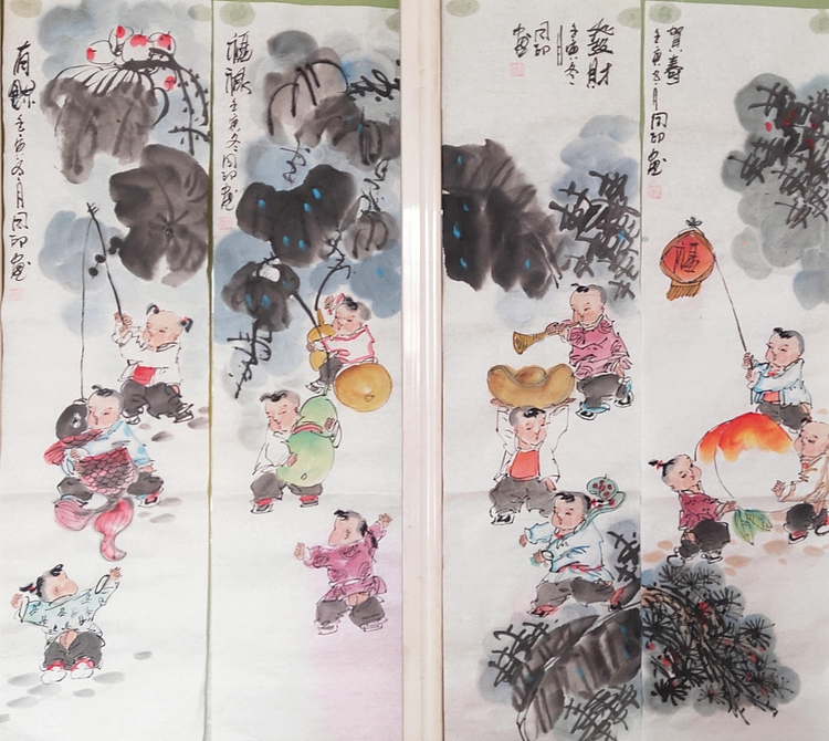 河北省美术家协会会员 侯同印 人物国画作品