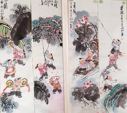 河北省美术家协会会员 侯同印 人物国画作品