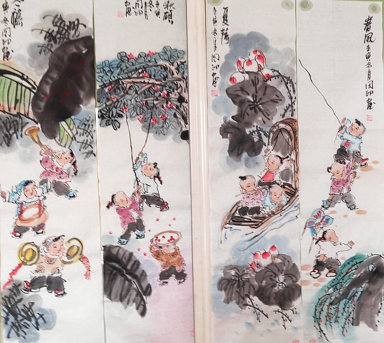 河北省美术家协会会员 侯同印 人物国画作品