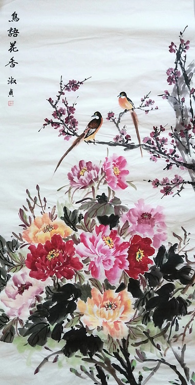小雨 鸟语花香