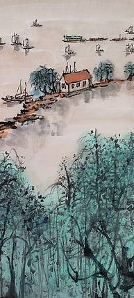 画树成林 江南春晓