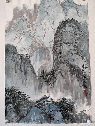 画树成林 溪山深秀