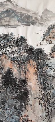 安徽省美协会员 韩奇丽 画树成林 山水