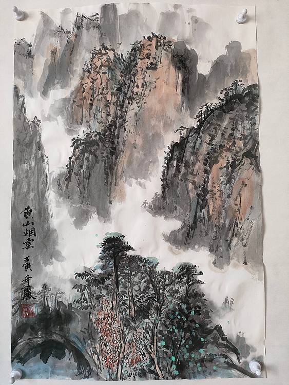画树成林 黄山胜景
