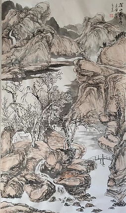 范立志 深山藏古寺