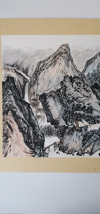 苏东坡诗意国画小品