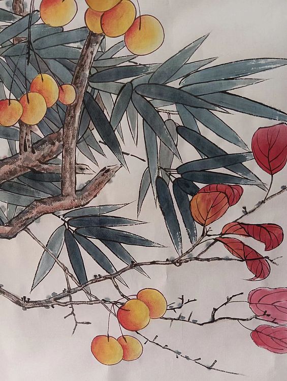 湖北美术学院艺术硕士 李林 秋日私语