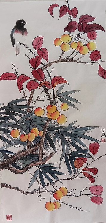 湖北美术学院艺术硕士 李林 秋日私语