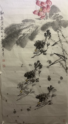 佟广伟 〈和为贵〉省市美协会员，张大千第四代传人。
