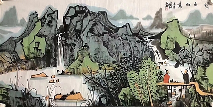 中国美术家协会会员 杨帅 皖南雨意