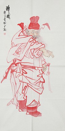 国家一级美术师 张松平人物 国画