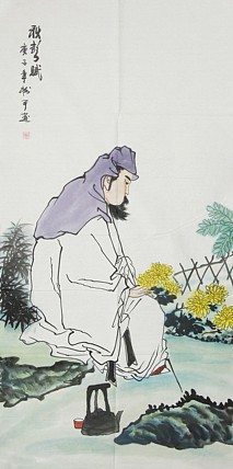 国家一级美术师 张松平人物 国画