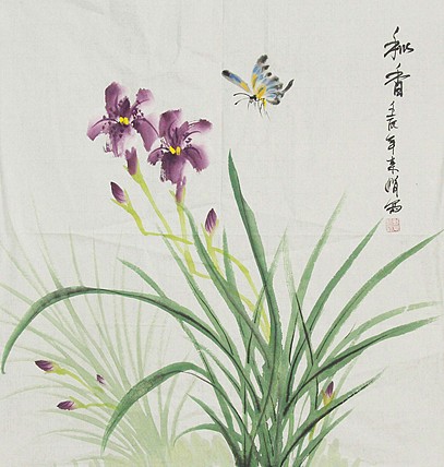 艺术家 魏素娟 兰花