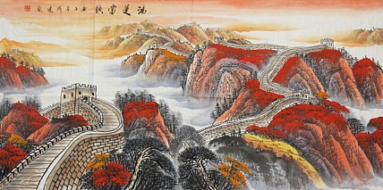当代艺术家 吴成建 精品山水国画