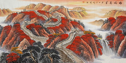 当代艺术家 吴成建 精品山水国画