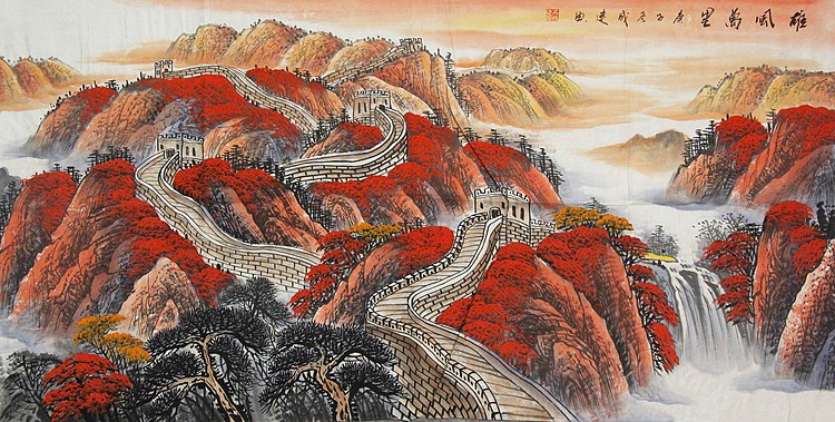当代艺术家 吴成建 精品山水国画
