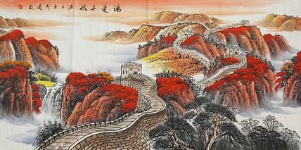 当代艺术家 吴成建 精品山水国画