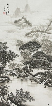 当代艺术家 周裕国 精品山水国画