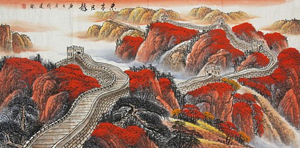 当代艺术家 吴成建 精品山水国画